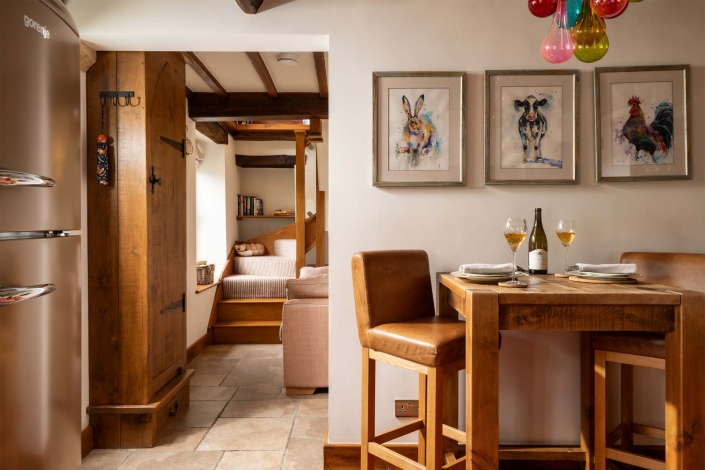 Honeysuckle cottage breakfast area