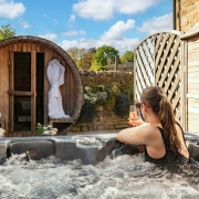 Honeysuckle-Cottage-Hot-Tub-and-Sauna Honeysuckle cottage hot tub and sauna