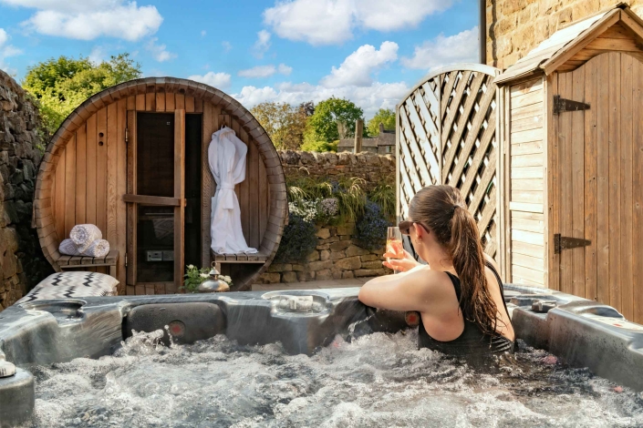 Honeysuckle-Cottage-Hot-Tub-and-Sauna Honeysuckle cottage hot tub and sauna